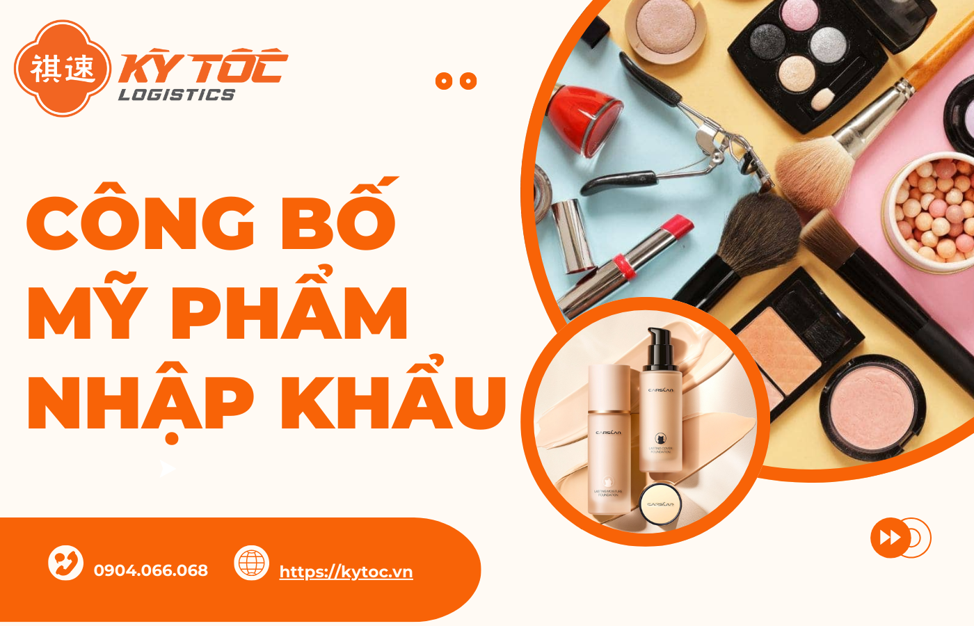 Công bố mỹ phẩm nhập khẩu